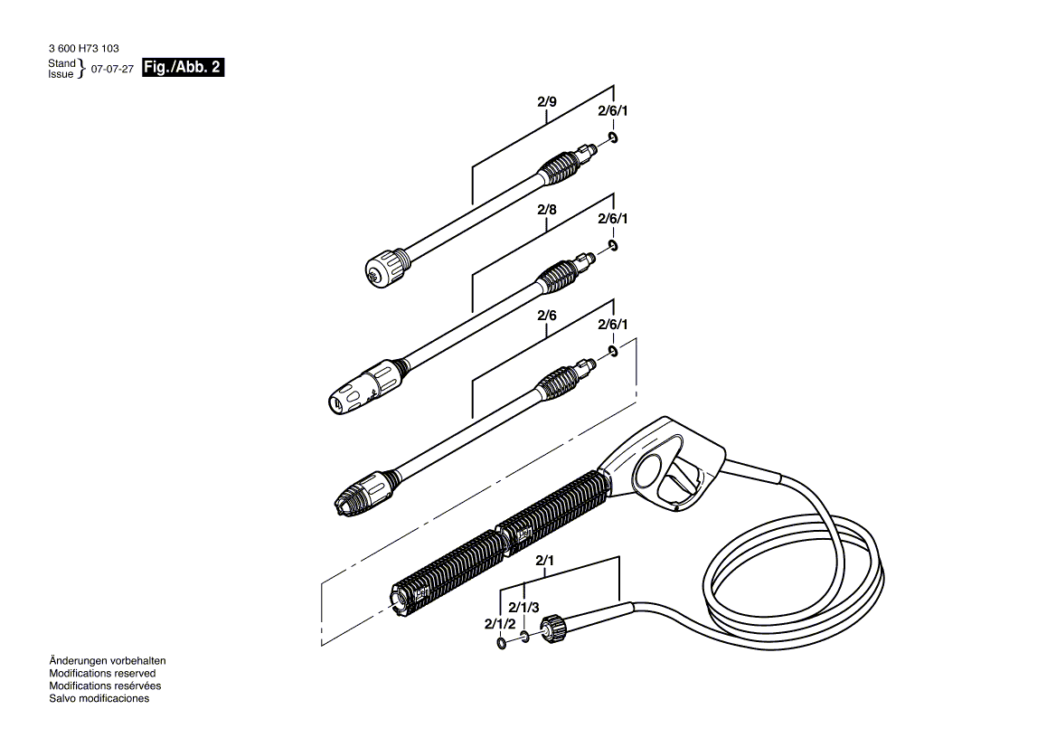 New Genuine Bosch F016F03055 Handle