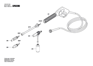 New Genuine Bosch F016F03060 Power supply cord