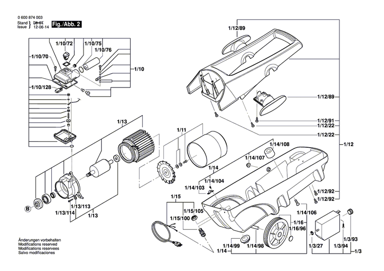 New Genuine Bosch F016F03073 Inlet Connector