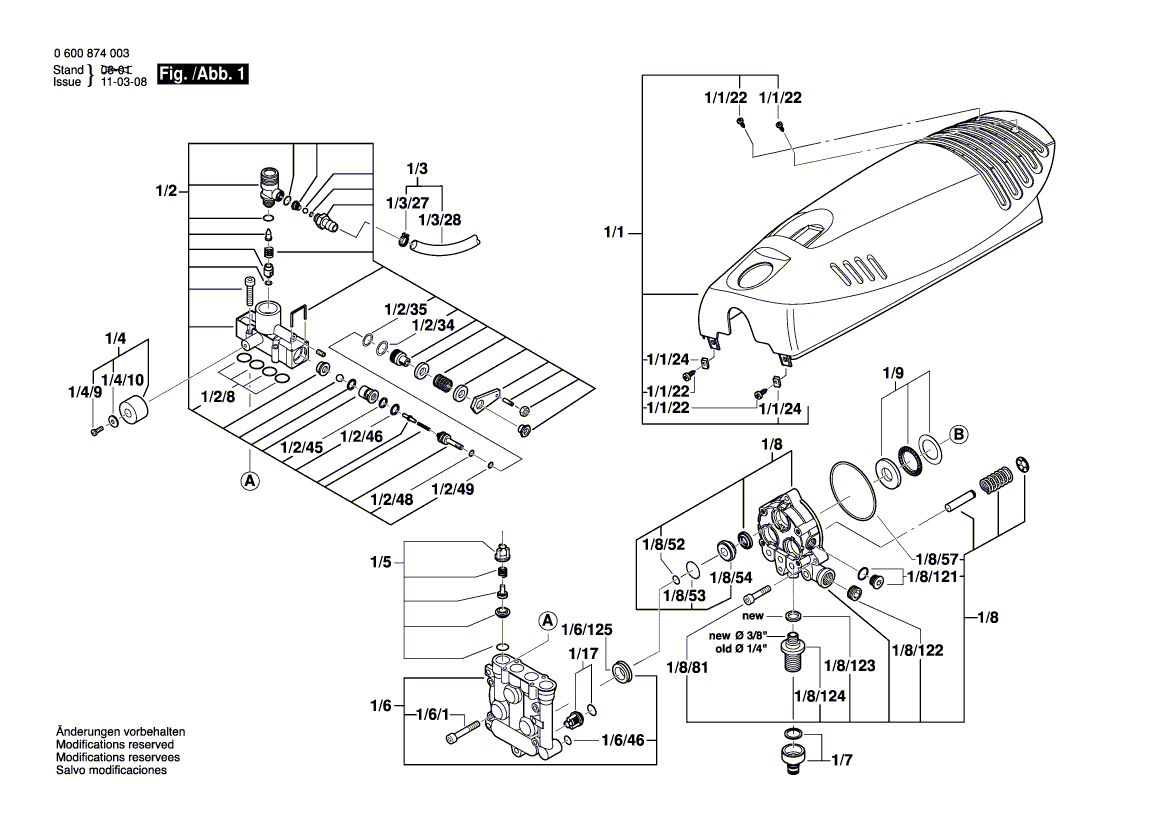 New Genuine Bosch F016F03081 Motor