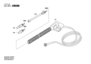 New Genuine Bosch F016F03093 Handle