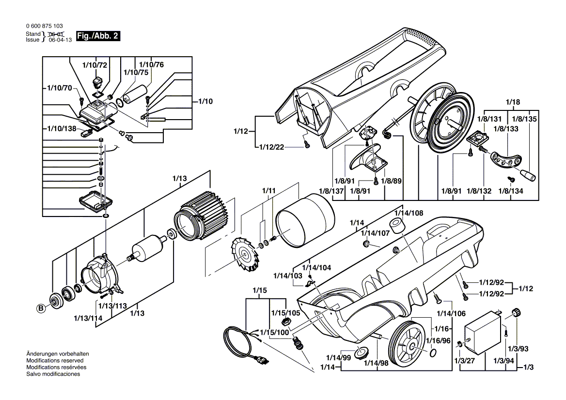 New Genuine Bosch F016F03097 Control Head