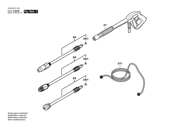 New Genuine Bosch F016F03097 Control Head