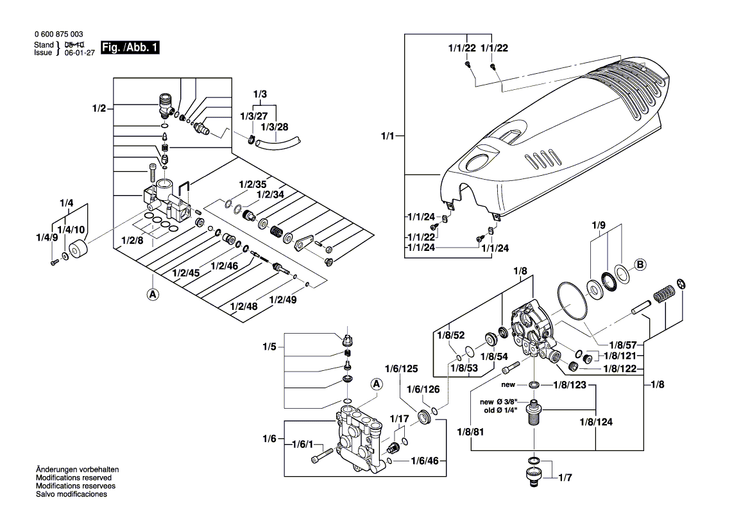 New Genuine Bosch F016F03117 Nozzle