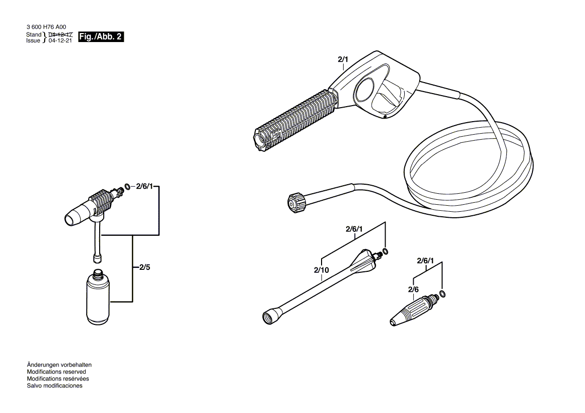 New Genuine Bosch F016F03148 Handle