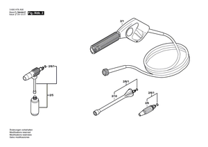 New Genuine Bosch F016F03148 Handle