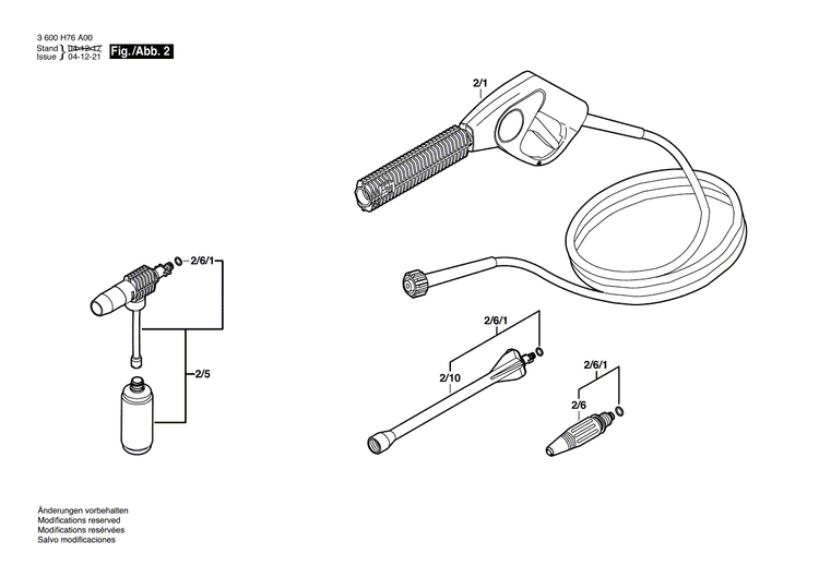 New Genuine Bosch F016F03148 Handle