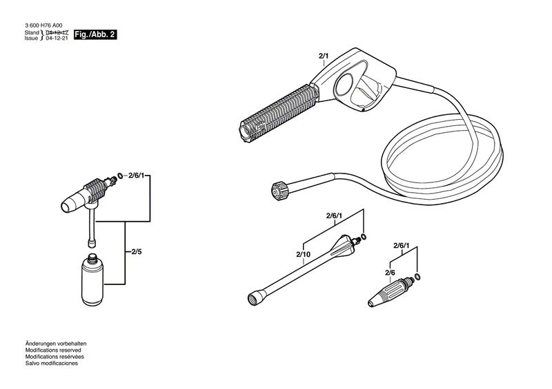 New Genuine Bosch F016F03149 Nozzle