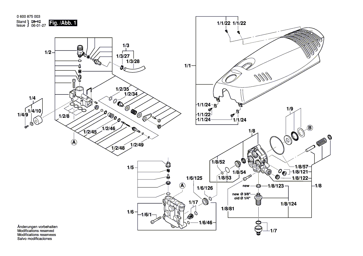 New Genuine Bosch F016F03211 Handle