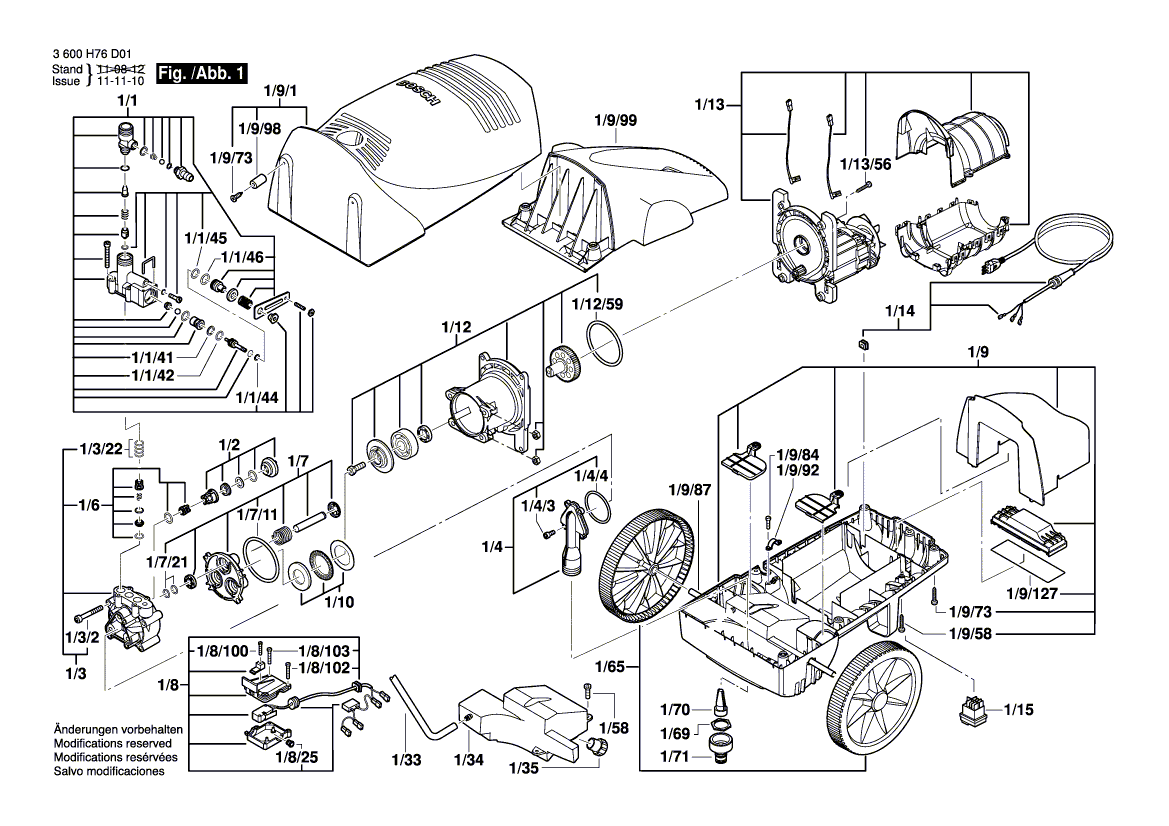 New Genuine Bosch F016F03333 Switch