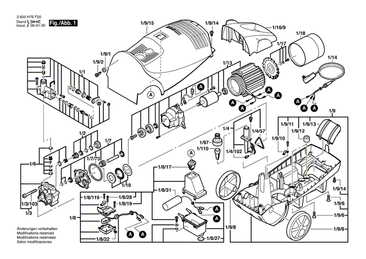 New Genuine Bosch F016F03388 Parts Set