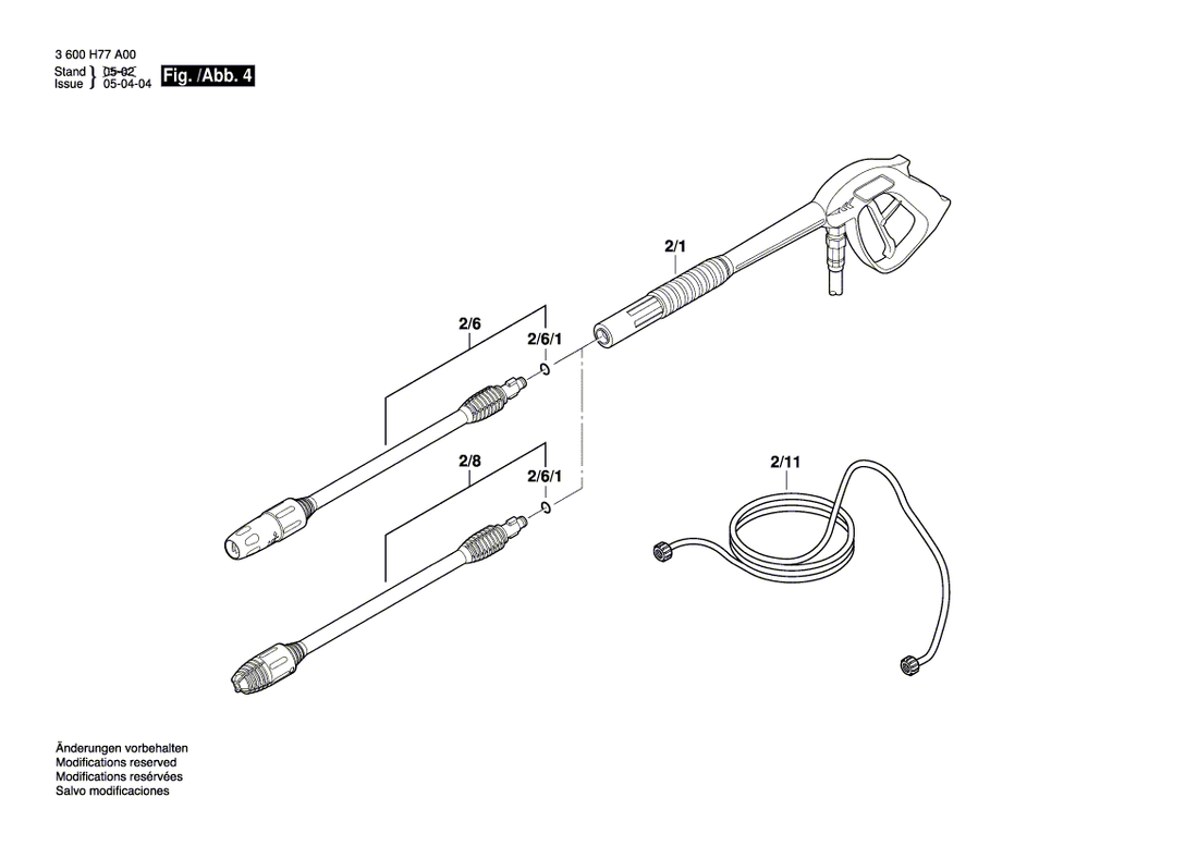 New Genuine Bosch F016F03430 Control Head