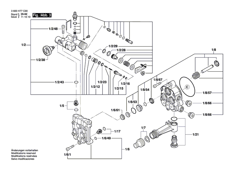 New Genuine Bosch F016F03433 Screw