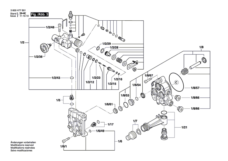 New Genuine Bosch F016F03484 O-Ring