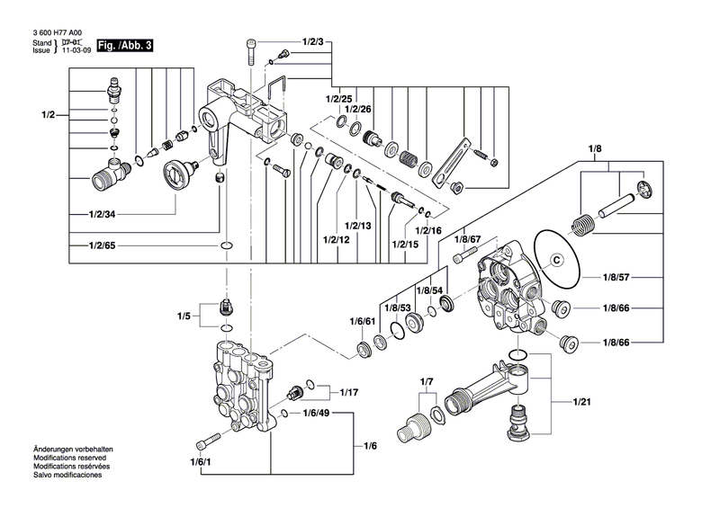 New Genuine Bosch F016F03499 Cover