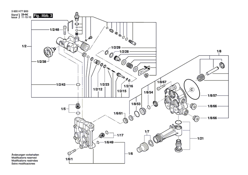 New Genuine Bosch F016F03500 Housing