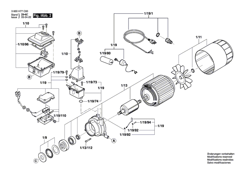 New Genuine Bosch F016F03501 Housing