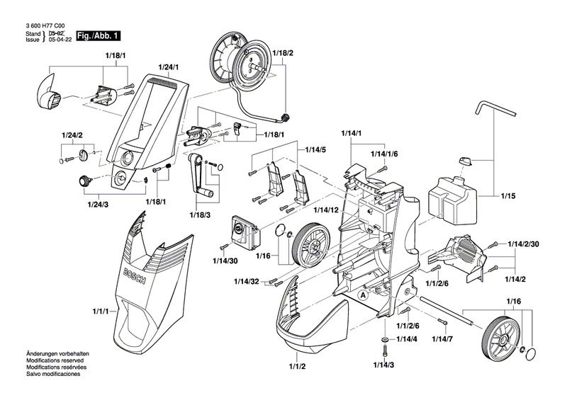 New Genuine Bosch F016F03501 Housing