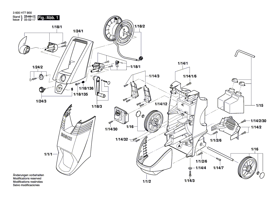 New Genuine Bosch F016F03513 Washer