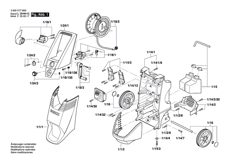 New Genuine Bosch F016F03513 Washer