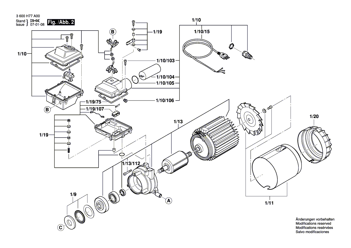 New Genuine Bosch F016F03540 Jet Pipe