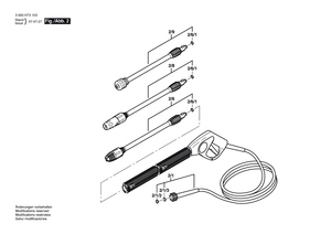 New Genuine Bosch F016F03552 Nozzle