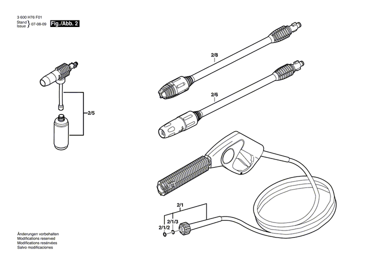 New Genuine Bosch F016F03624 Control Head
