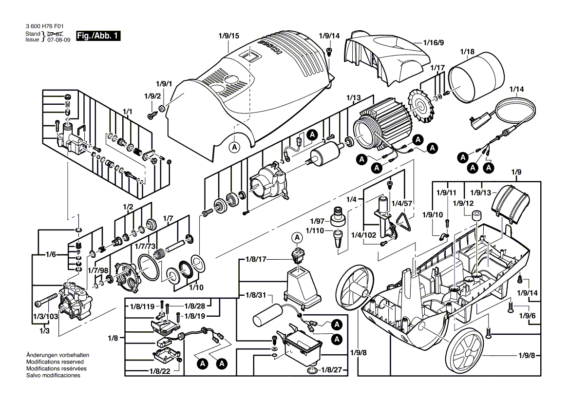 New Genuine Bosch F016F03718 Motor