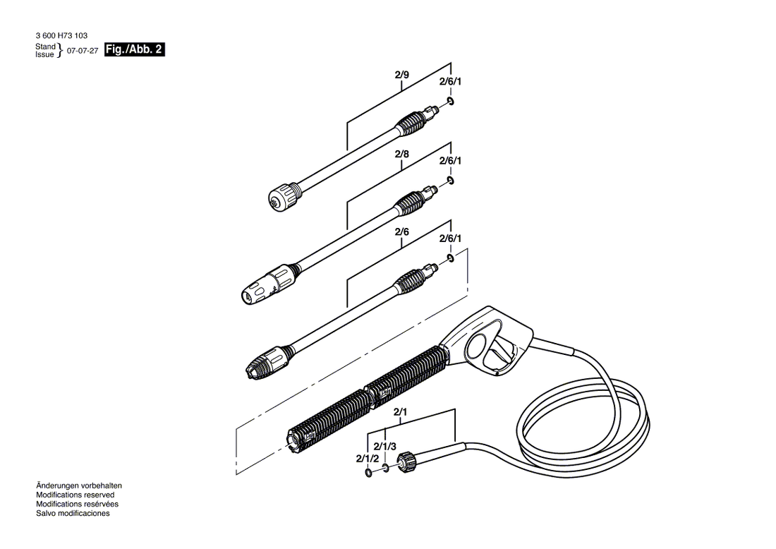 New Genuine Bosch F016F03742 Switch