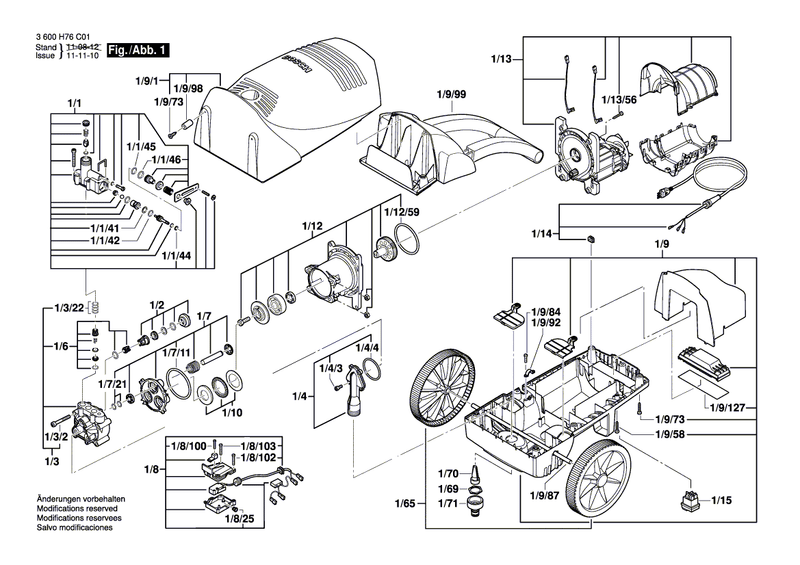 New Genuine Bosch F016F03743 Control Head