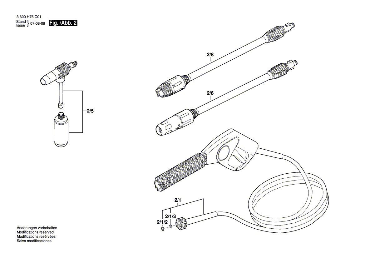 New Genuine Bosch F016F03762 Handle