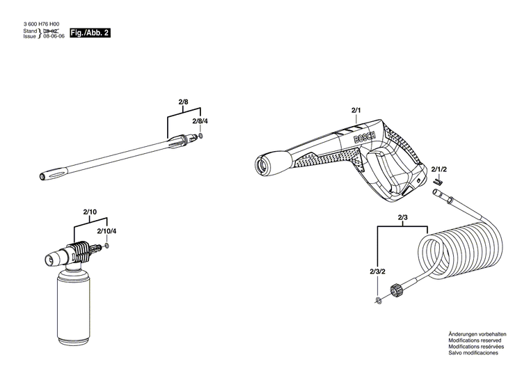 New Genuine Bosch F016F03860 Housing Set