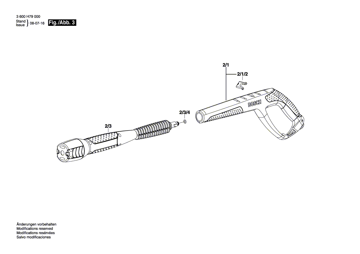 New Genuine Bosch F016F03865 Nipple