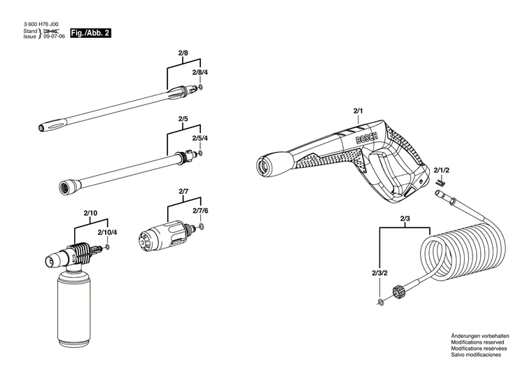 New Genuine Bosch F016F03898 Nozzle