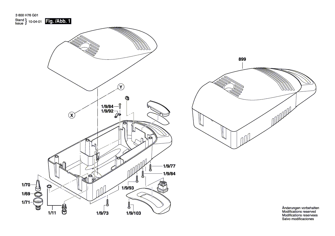New Genuine Bosch F016F04083 Switch