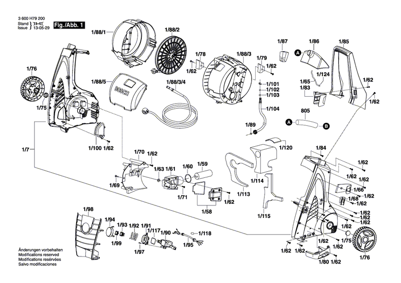 New Genuine Bosch F016F04106 Motor
