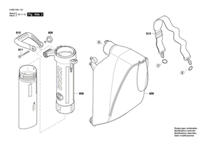New Genuine Bosch F016F04202 Blower tube