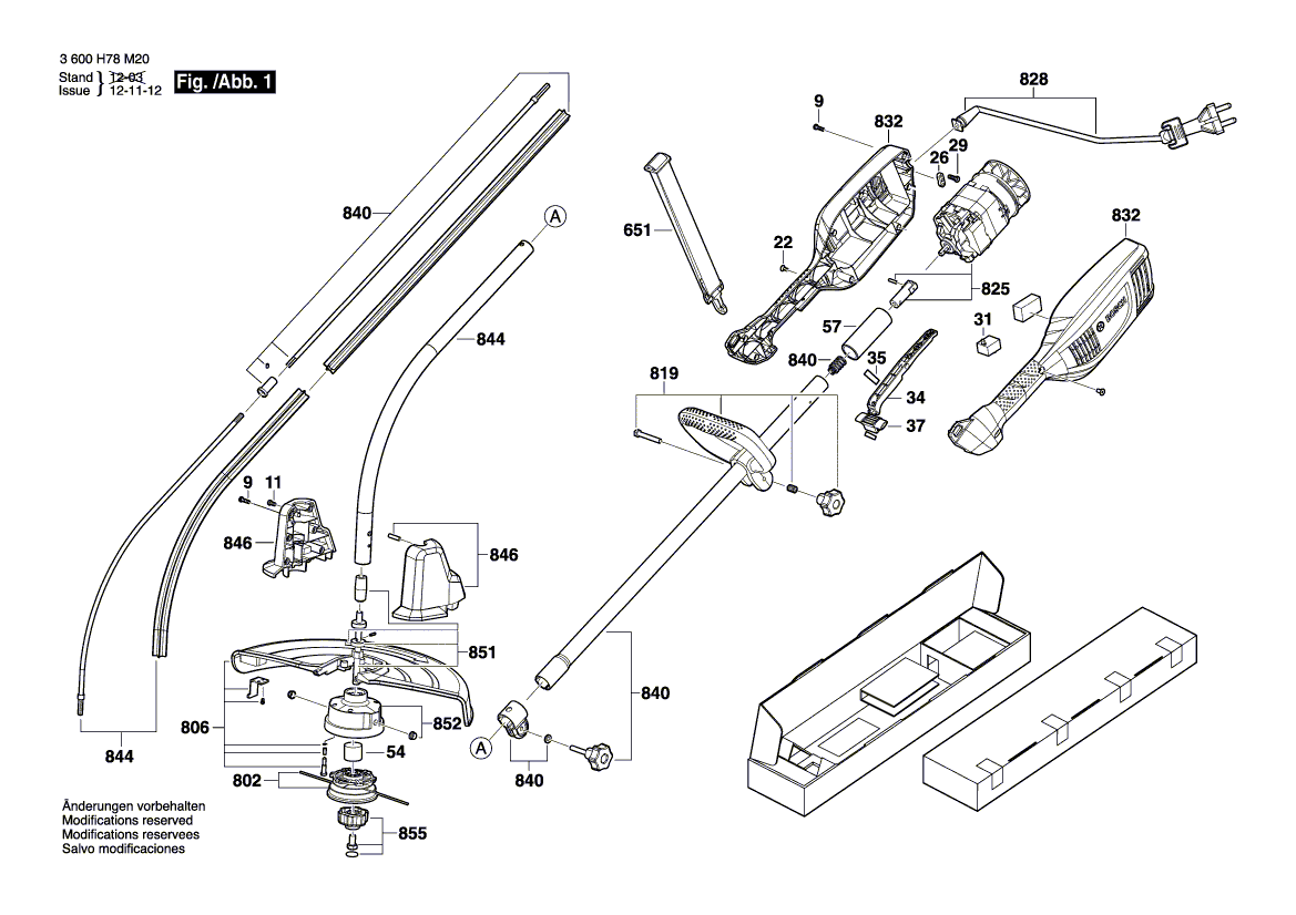 New Genuine Bosch F016F04234 Cutting line cartridge