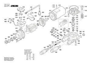 New Genuine Bosch F016F04333 Motor