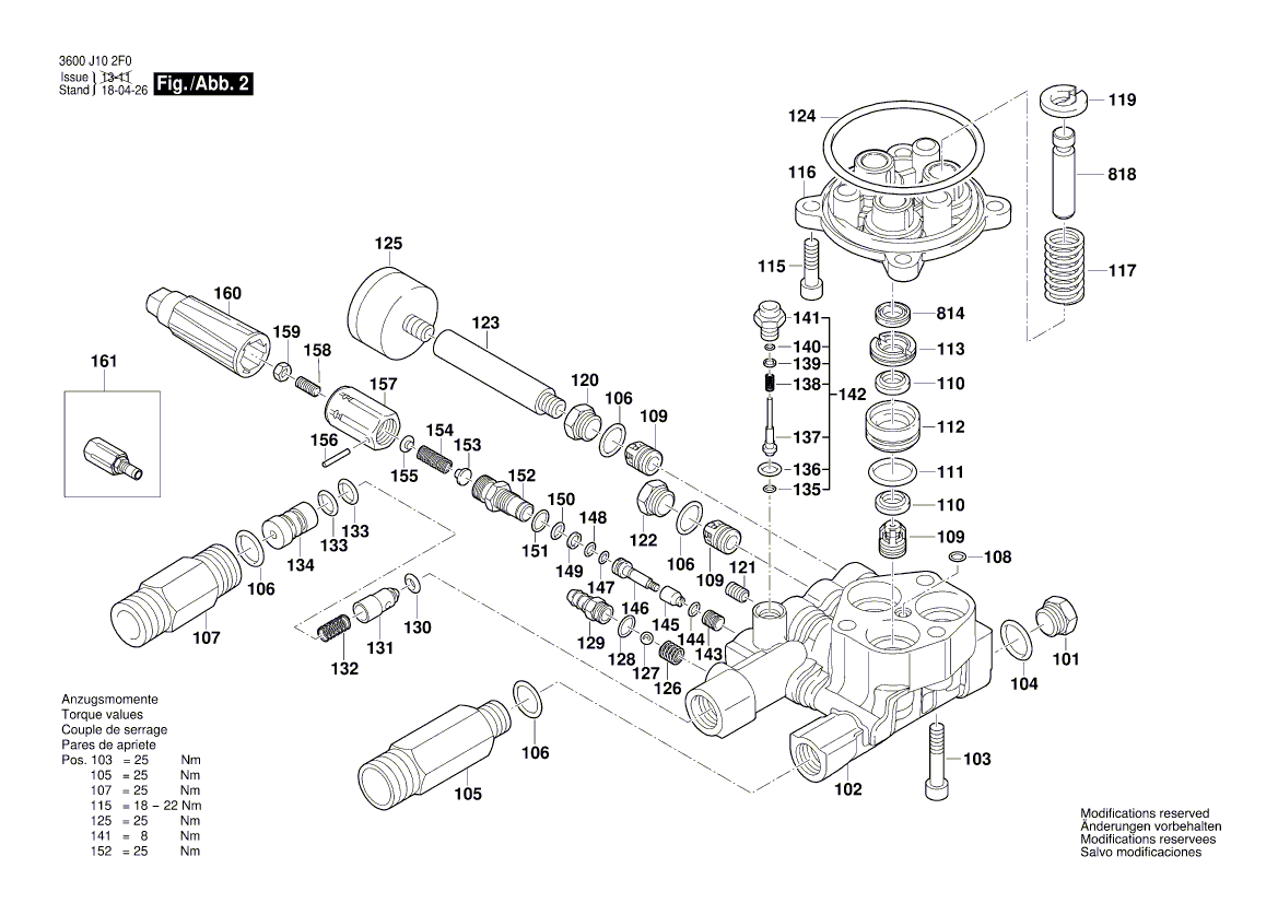 New Genuine Bosch F016F04336 Motor