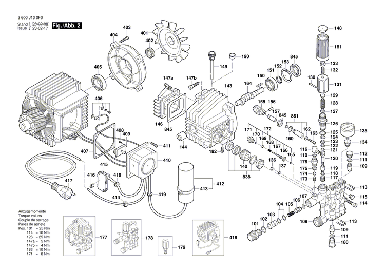 New Genuine Bosch F016F04356 Washer