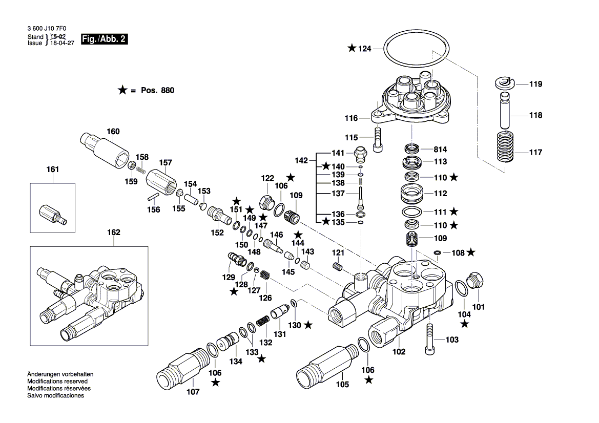 New Genuine Bosch F016F04382 Adapter