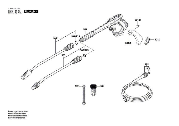 New Genuine Bosch F016F04382 Adapter