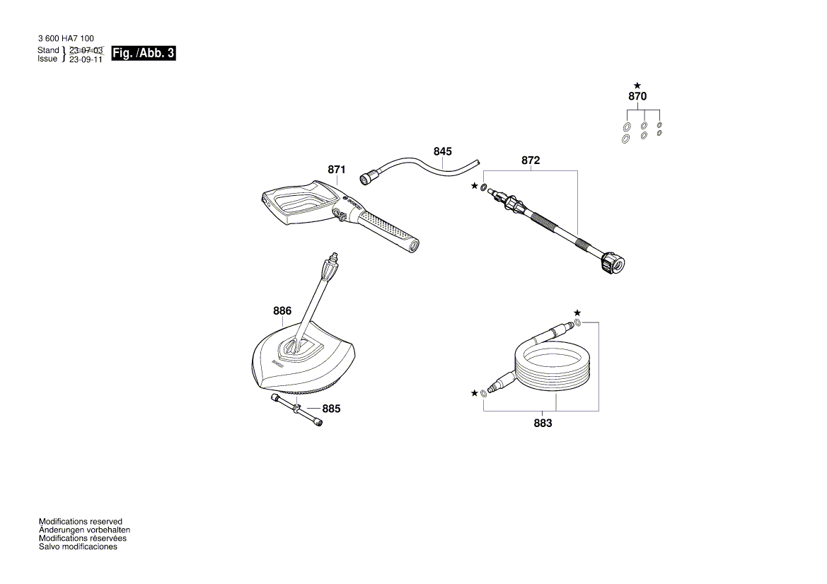New Genuine Bosch F016F04449 front cover