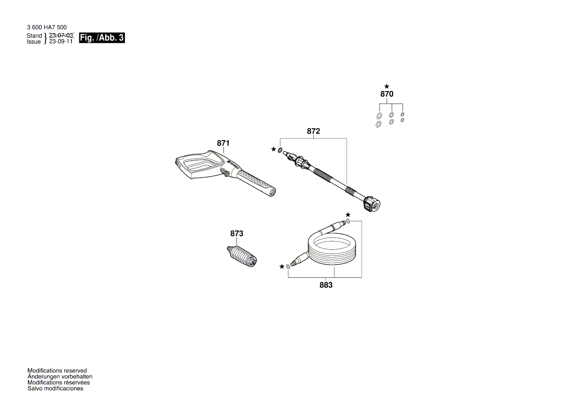 New Genuine Bosch F016F04452 front cover