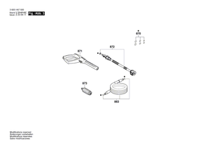 New Genuine Bosch F016F04452 front cover