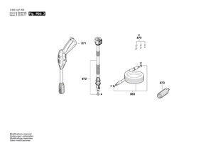 New Genuine Bosch F016F04455 Motor