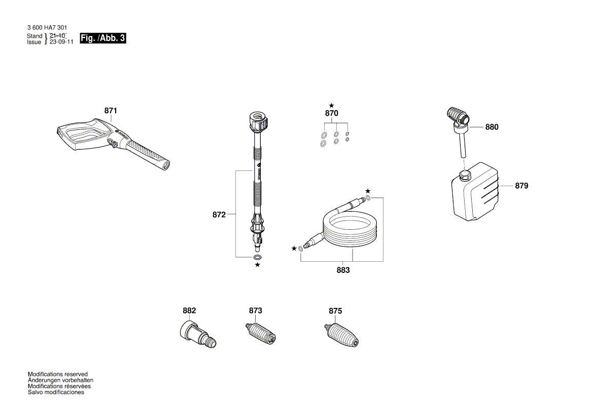 New Genuine Bosch F016F04460 Non-Return Valve