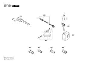 New Genuine Bosch F016F04483 Power supply cord