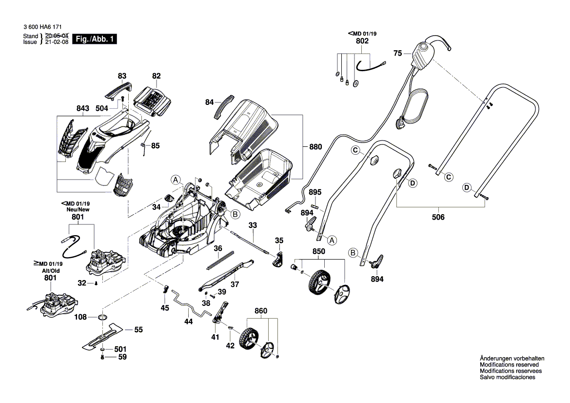 New Genuine Bosch F016F04516 Switch Assembly